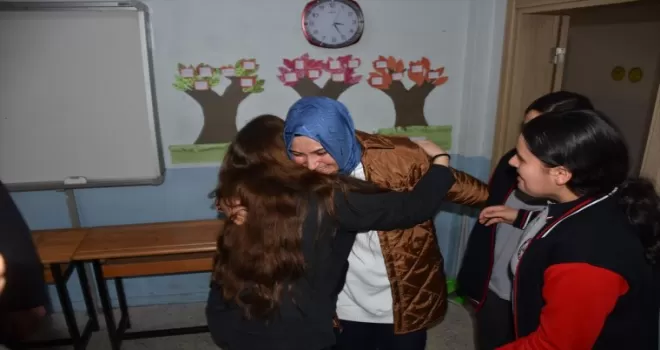 LGS kapsamındaki sınava girecek öğrencilere öğretmenlerinden sürpriz ziyaret