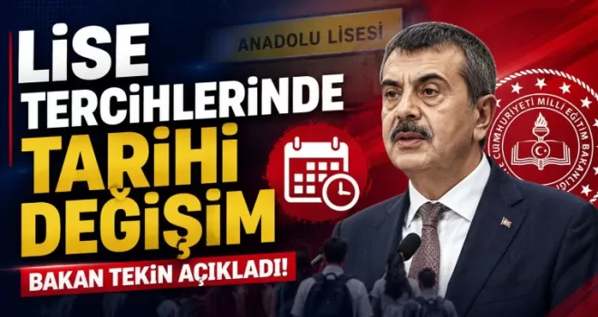 Lise tercihlerinde tarihi değişim!