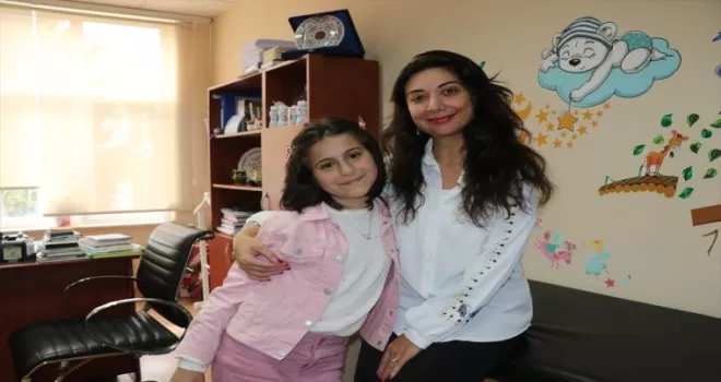 Lösemiyi yenen Ahlem’i en çok okula gitmek mutlu etti