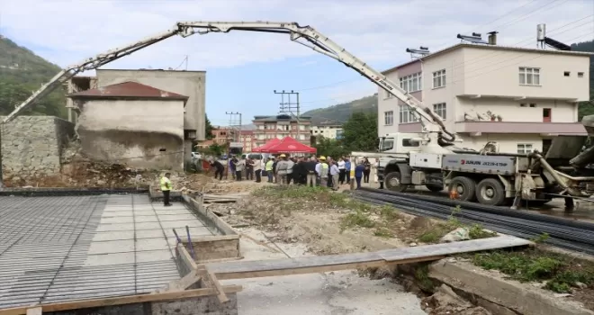 Maçka’da Aile Sağlığı Merkezi ve 112 Acil İstasyonu’nun temeli törenle atıldı