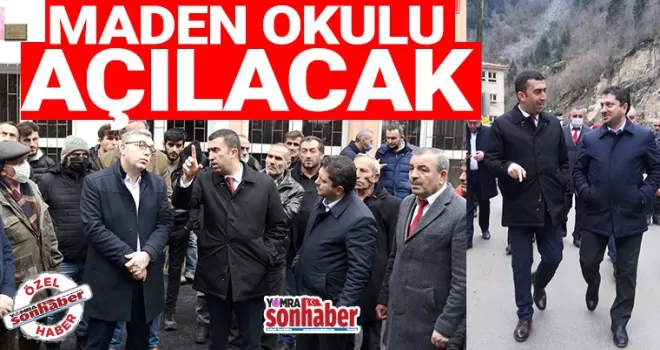 Maden Okulu Açılacak