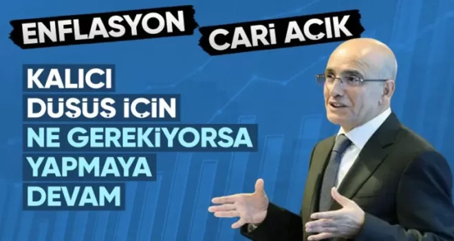 Mehmet Şimşek’ten enflasyon mesajı