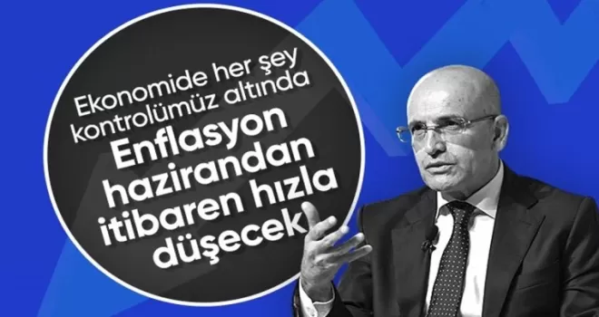 Mehmet Şimşek’ten enflasyonda düşüş sinyali