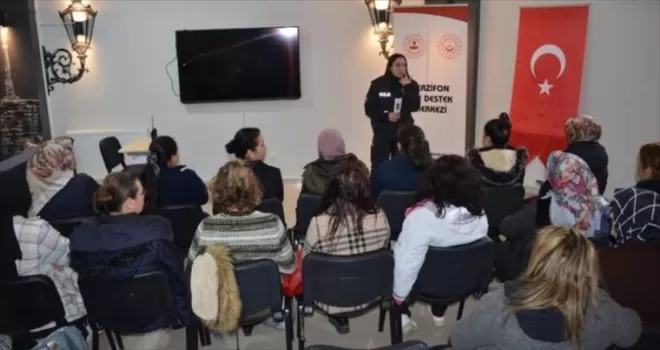 Merzifon’da kadınlar KADES hakkında bilgilendirildi