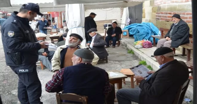 Merzifon'da polis vatandaşları hırsızlık olaylarına karşı uyardı