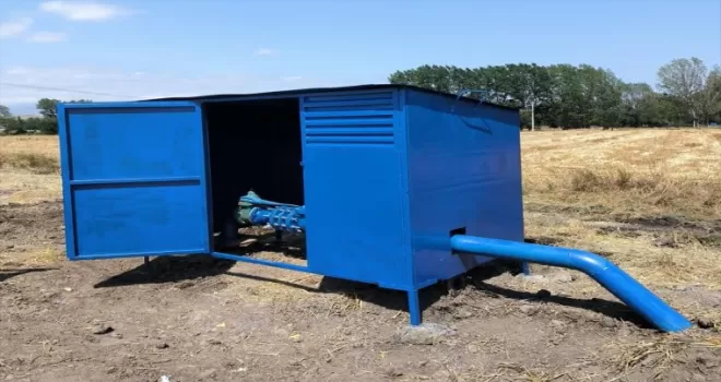 Merzifon’da sulama tesisi hizmete girdi