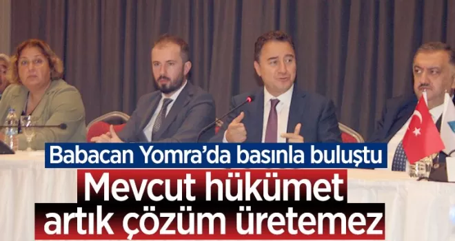 Mevcut hükümet artık çözüm üretemez