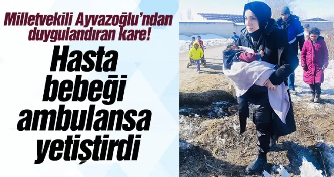 Milletvekili Ayvazoğlu’ndan duygulandıran kare!  