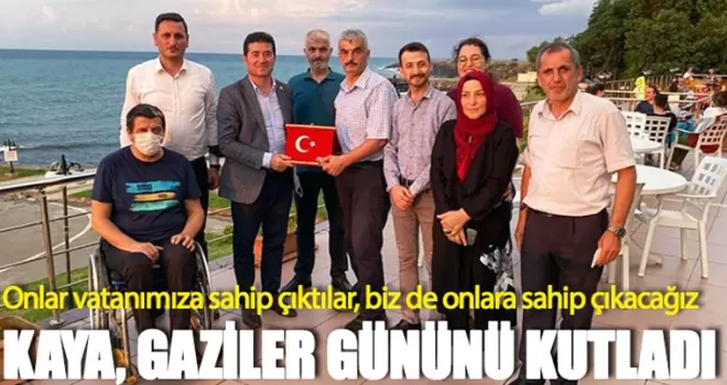 Milletvekili Kaya Gaziler gününü kutladı