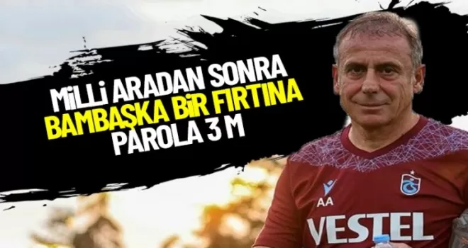 Milli ara sonrası bambaşka Fırtına!