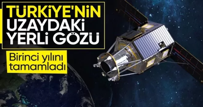 Milli uydu İMECE uzaydaki birinci yılını tamamladı