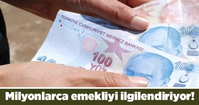 Milyonlarca emekliyi ilgilendiriyor! Zam farkları bugün ödenecek