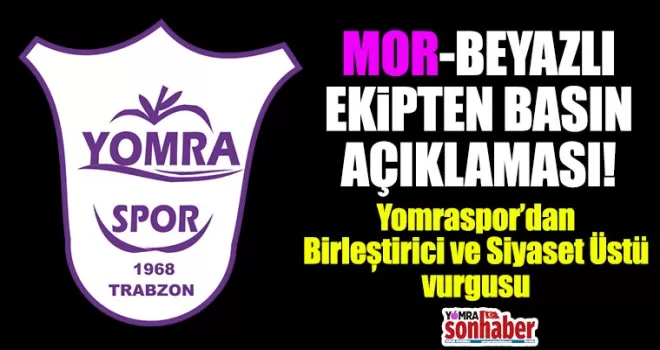 Mor Beyazlı kulüpten basın açıklaması