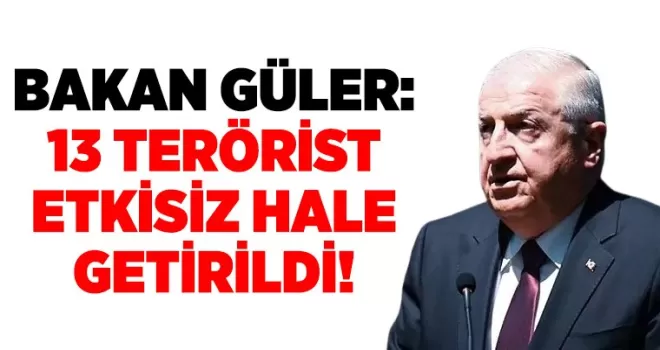 MSB duyurdu! 13 terörist etkisiz hale getirildi