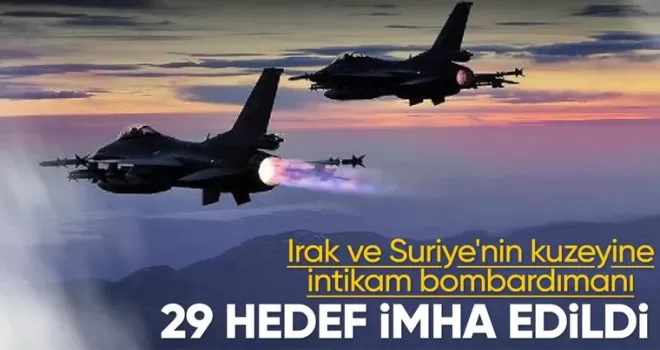 MSB duyurdu: Irak ve Suriye’de 29 terör hedefi imha edildi