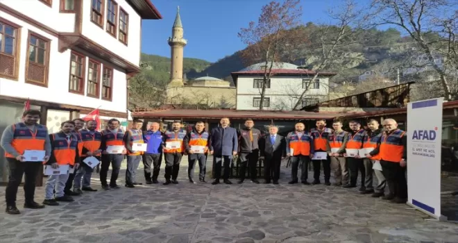 Mudurnu'da din görevlileri AFAD gönüllüsü oldu