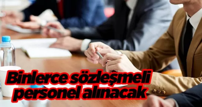 Müjdeyi Bakan Göktaş verdi! Binlerce sözleşmeli personel alınacak