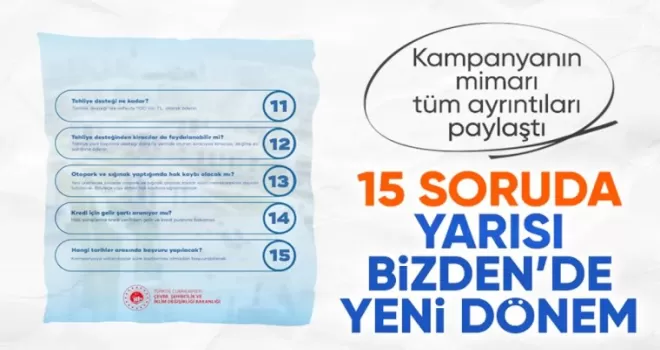 Murat Kurum, Yarısı Bizden Kampanyası’nda yeni dönemin detaylarını paylaştı