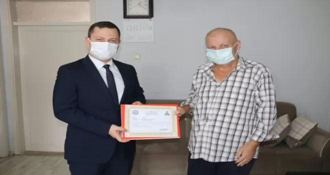 Of Kaymakamı Demirer’den “geçmiş olsun“ ziyareti