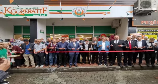 Of'ta Tarım Kredi Kooperatif Market açıldı