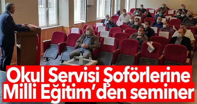 Öğrenci servislerine seminer verildi