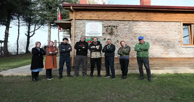 Öğrenciler "orman okulu"nda ekolojik yaşamı öğreniyor