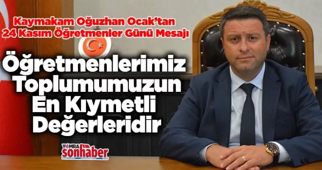 Öğretmenlerimiz Toplumumuzun En Kıymetli Değerleridir