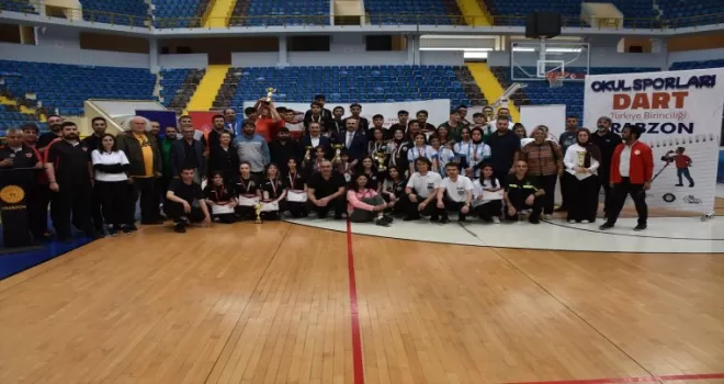 Okul Sporları Gençler Dart Türkiye Şampiyonası, Trabzon’da sona erdi