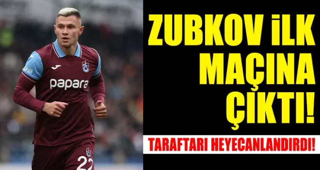 Olaksandr Zubkov Taraftarı Heyecanlandırdı