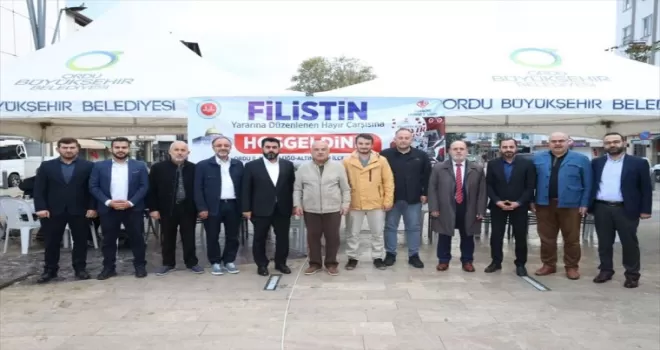Ordu Büyükşehir Belediye Başkanı Güler, Filistin’e destek kermesine katıldı