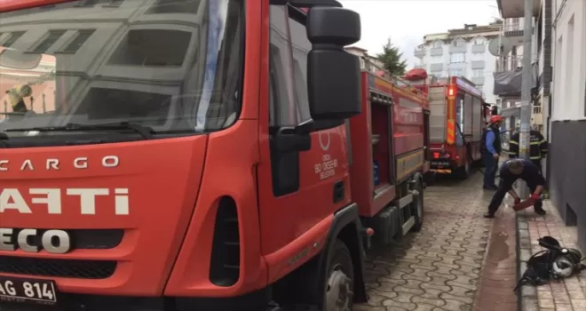 Ordu'da çıkan yangında ev kullanılamaz hale geldi