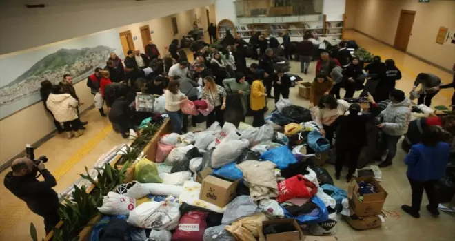 Ordu'da depremzedeler için yardım kampanyası başlatıldı