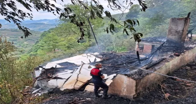Ordu’da ev yangını