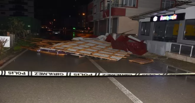 Ordu’da fırtına sonrası hasar tespitine başlandı