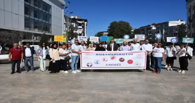 Ordu'da Halk Sağlığı Yürüyüşü gerçekleştirildi