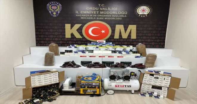 Ordu'da kaçak tütün ve mamulleri operasyonunda 3 kişi yakalandı