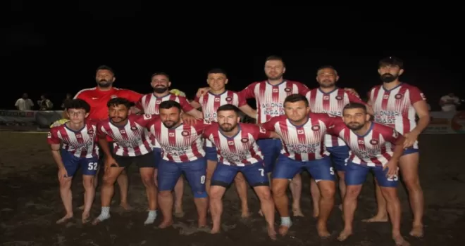 Ordu’da “Manyetik Kum Futbol Turnuvası” düzenlendi