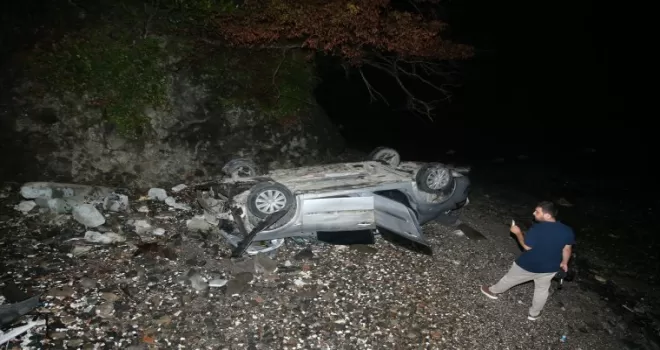 Ordu’da otomobilin uçurumdan düşmesi sonucu 4 kişi yaralandı