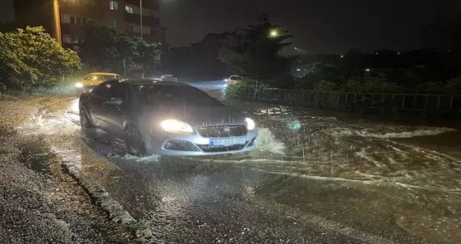 Ordu’da sağanak etkili oluyor