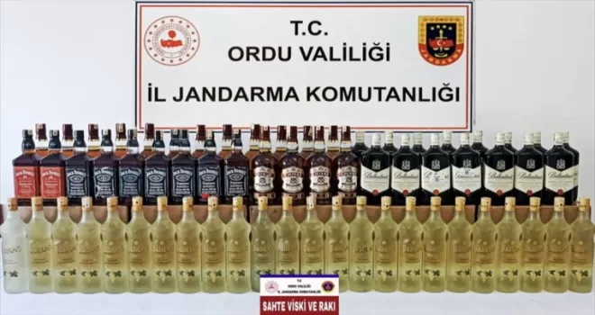 Ordu’da sahte içki ve elektronik sigara ele geçirildi