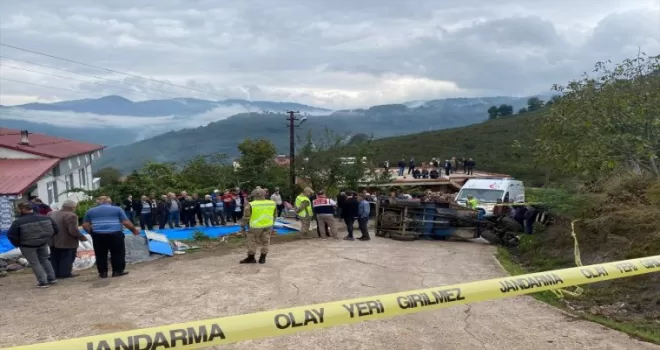 Ordu’da tarım aracının devrilmesi sonucu bir kadın hayatını kaybetti
