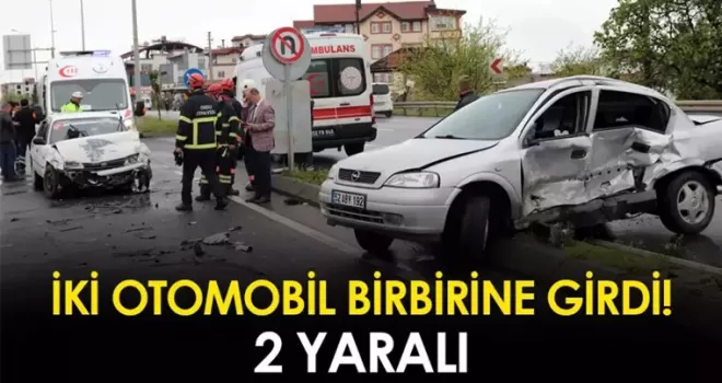 Ordu’da trafik kazası! İki kişi yaralandı