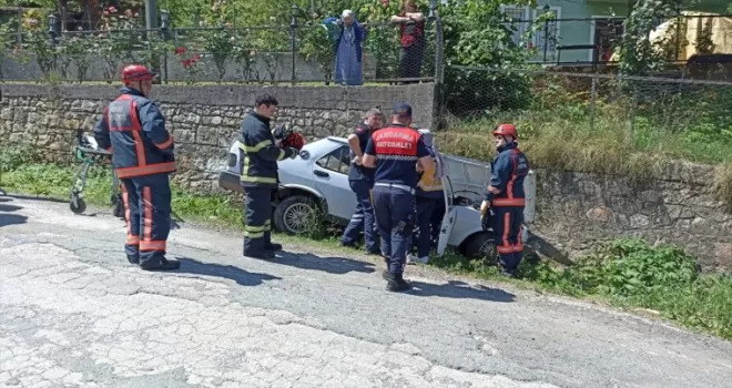 Ordu’da trafik kazasında sürücü öldü, eşi ağır yaralandı