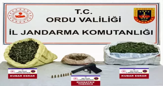 Ordu’da uyuşturucu operasyonunda 1 şüpheli tutuklandı