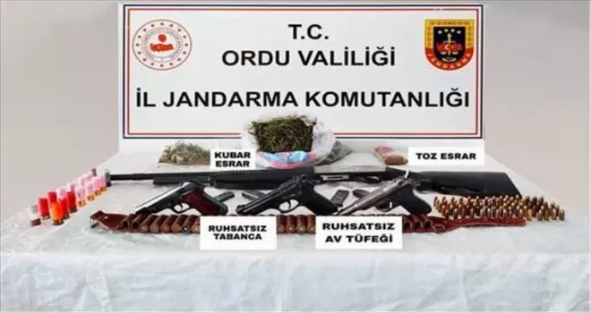 Ordu'da uyuşturucu operasyonunda 2 kişi tutuklandı
