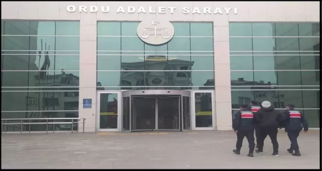 Ordu'da yol şantiyesinden hırsızlık yaptığı belirlenen kişi yakalandı