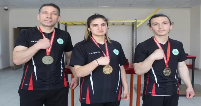 Ordulu bilek güreşi sporcuları Avrupa Şampiyonası’na hazırlanıyor