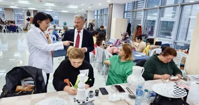 Ortahisar’da el sanatları kursuna 354 kişi katıldı
