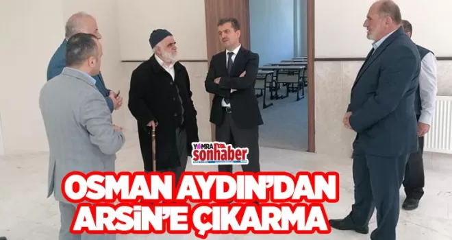 Osman Aydın Arsin’e Çıkarma yaptı.