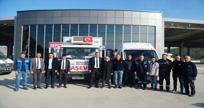 Osmancık Belediyesi Afşin’e seyyar aşevi gönderdi